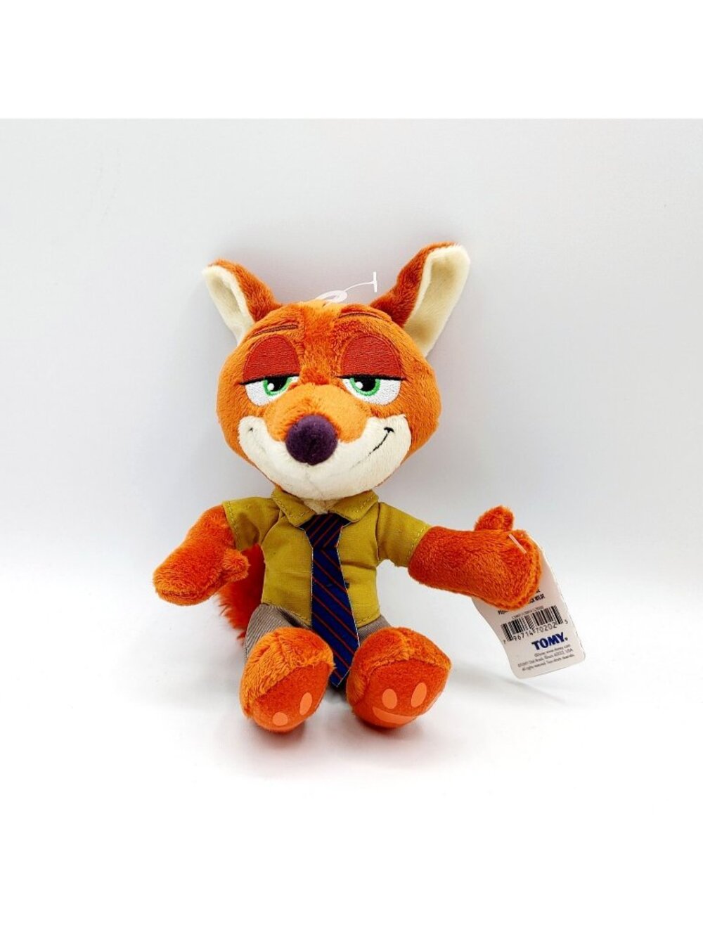 Disney Zootopia Nick Wilde 8” Fox Plush Toy Tomy Stuffed Animal